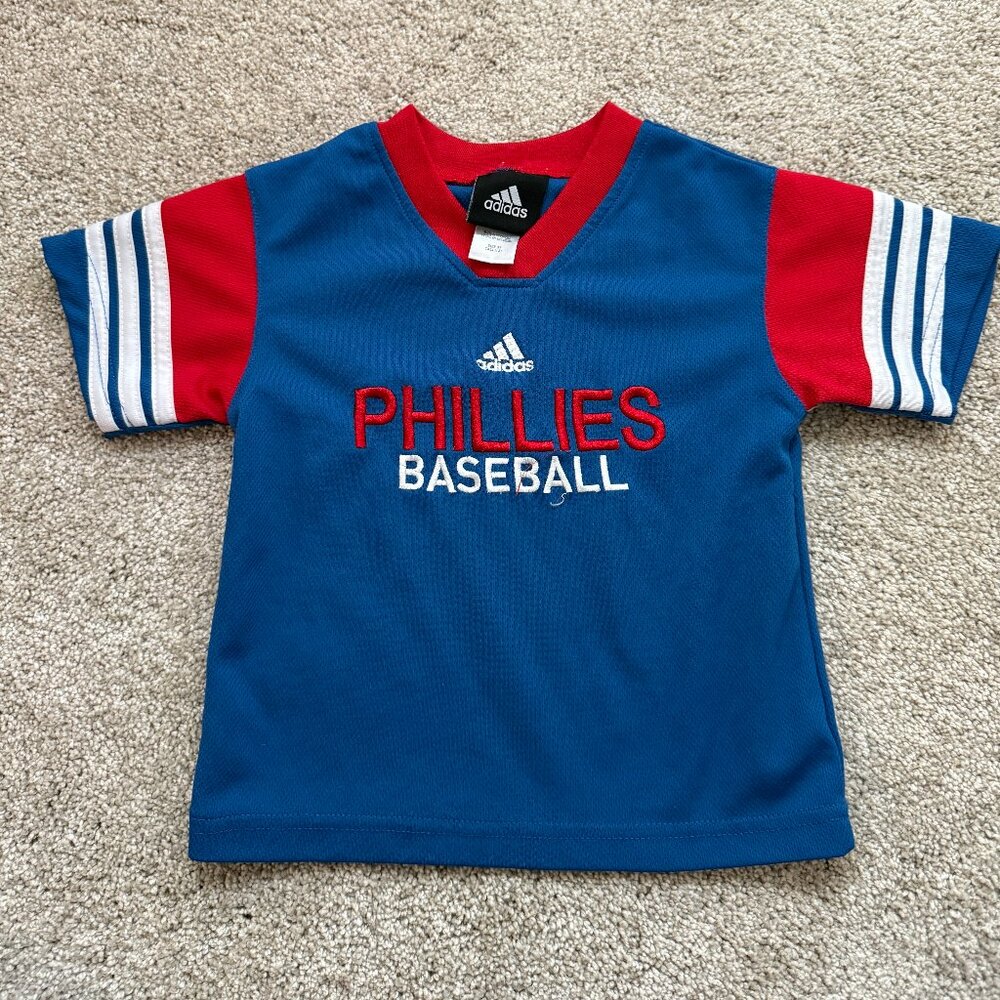 MLB Philadelphia Phillies Toddler Boys' Pullover Team Jersey 3T